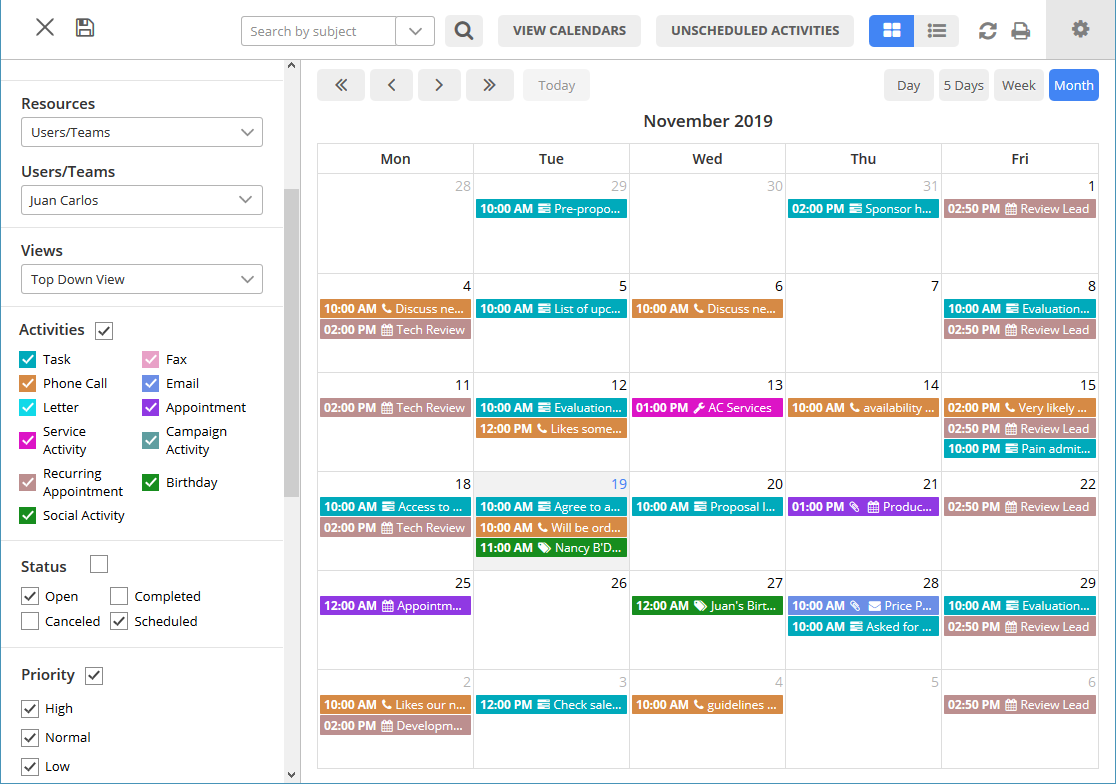 How to View and Manage Appointments From Dynamics CRM Calendar 