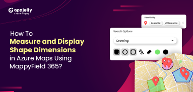 How To Measure and Display Shape Dimensions in Azure Maps Using MappyField 365?