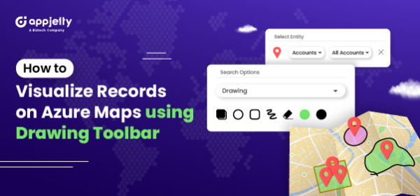 How to Visualize Records on Azure Map using Drawing Toolbar?