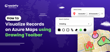 How to Visualize Records on Azure Map using Drawing Toolbar?