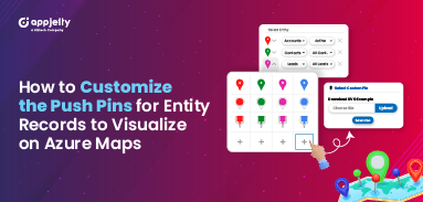 How to Customize the Push Pins for Entity Records to Visualize on Azure Maps?